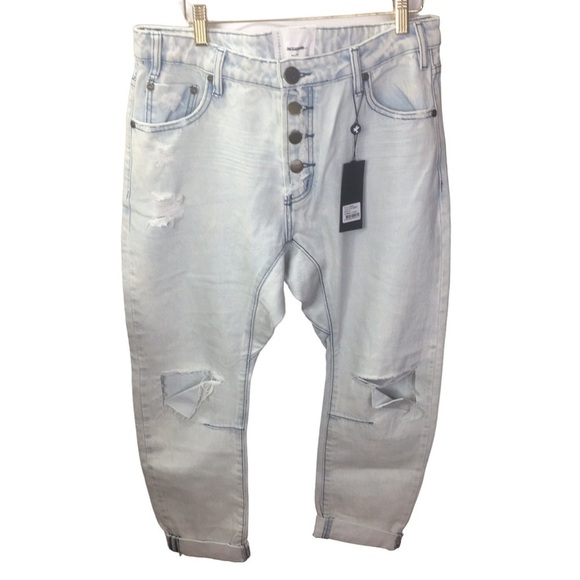 NEW One Teaspoon Jeans Saints Florence Destroyed Jeans Size 26 - Picture 5 of 10